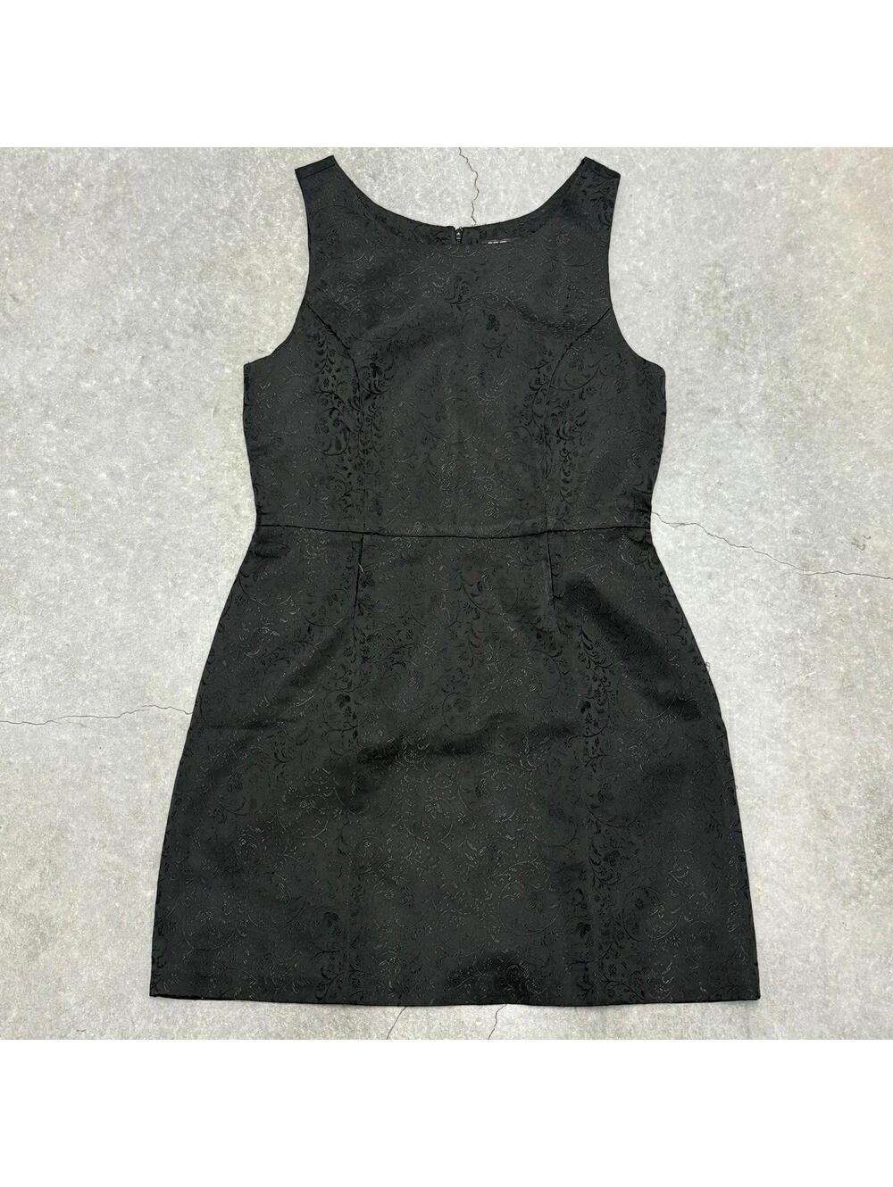 JACOB Black Floral Print Dress